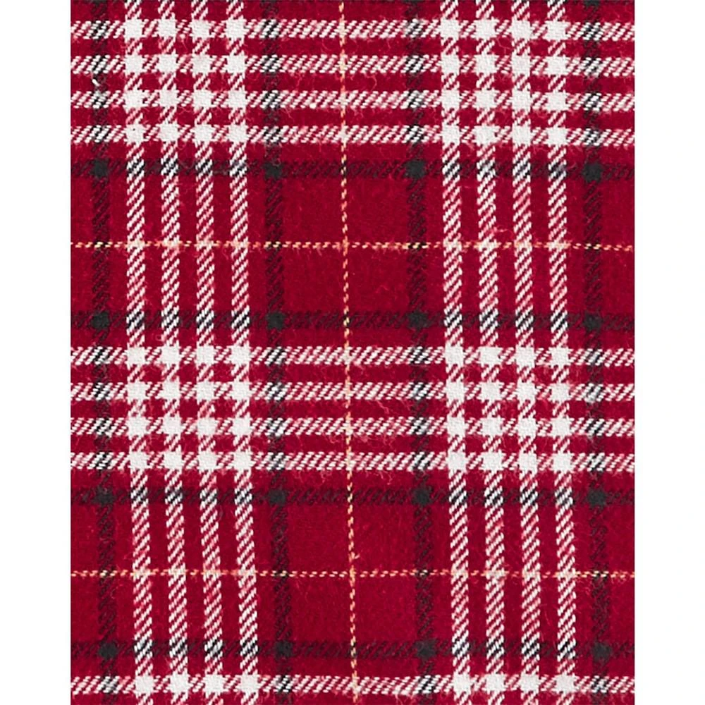 商品Carter's|Baby Boys Plaid Button Front Shirt and Fleece Pants, 2 Piece Set,价格¥127,第2张图片详细描述