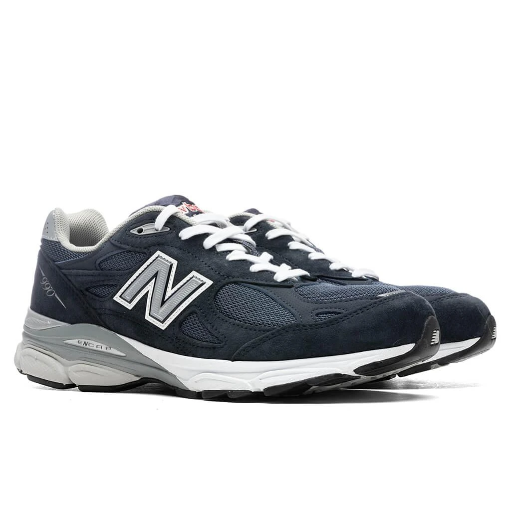 商品New Balance|990v3 - Navy/White,价格¥1055,第2张图片详细描述