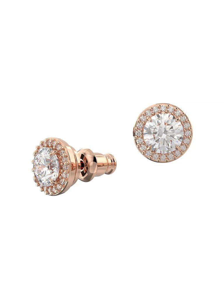 商品Swarovski|Una Rose Goldtone & Crystal Halo Stud Earrings,价格¥888,第2张图片详细描述