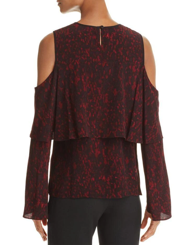 商品Yigal x AQUA|Yigal x AQUA Lace Trim Cold-Shoulder Top - 100% Exclusive ,价格¥127,第2张图片详细描述