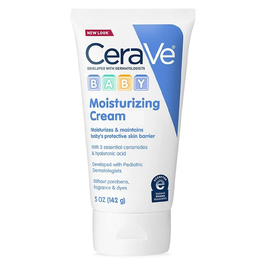 CeraVe Baby Moisturizing Cream with Hyaluronic Acid and Essential Ceramides 1