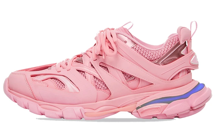 商品[国内直发] Balenciaga|巴黎世家 Track 1.0 Led 轻便透气 舒适运动 低帮 生活休闲鞋 女款 粉色,价格¥5929,第1张图片