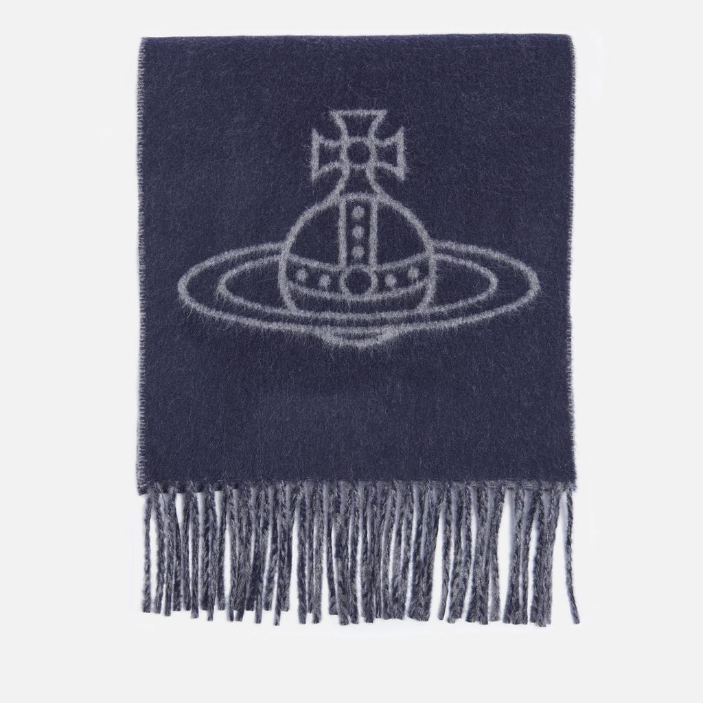 Vivienne Westwood Orb-Logo Wool Scarf商品第2张图片规格展示