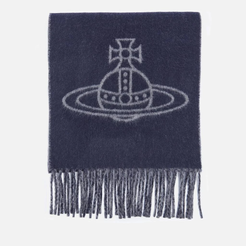 商品Vivienne Westwood|Vivienne Westwood Orb-Logo Wool Scarf,价格¥924,第2张图片详细描述