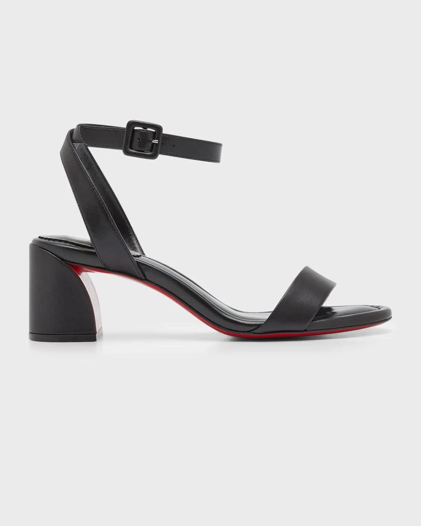 商品Christian Louboutin|Miss Sabina Red Sole Ankle-Strap Sandals,价格¥7366,第1张图片