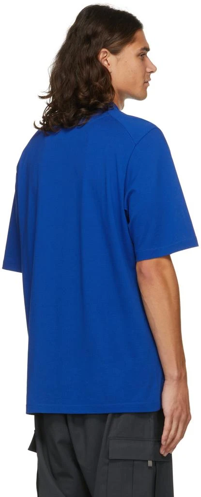 商品Y-3|Blue Piqué Logo Classic Polo,价格¥331,第3张图片详细描述