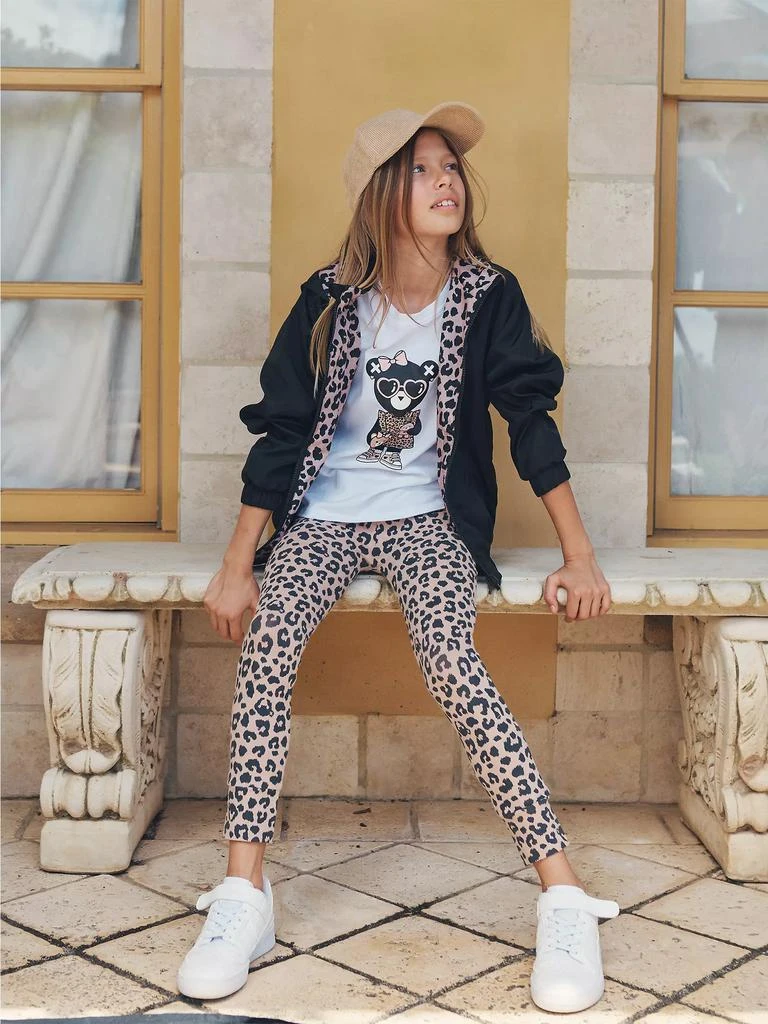 Baby Girl's, Little Girl's & Girl's Hux Animal Print Leggings 商品