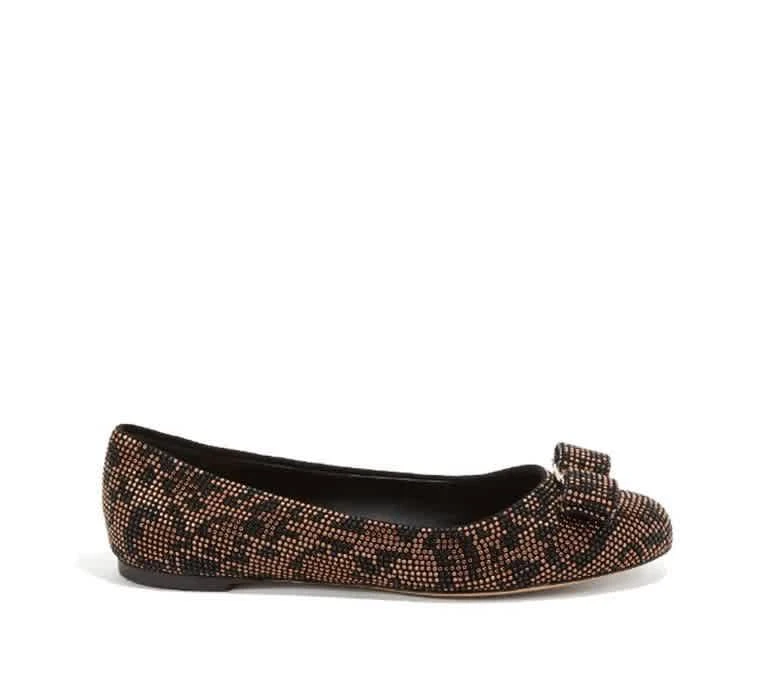 商品Salvatore Ferragamo|Salvatore Ferragamo Ladies Varina Ballet Flats, Brand Size 4.5,价格¥1718,第1张图片
