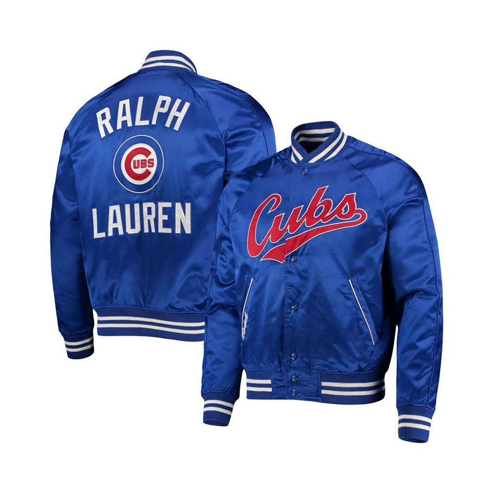 商品Ralph Lauren|Men's Royal Chicago Cubs Raglan Full-Snap Jacket,价格¥3725,第1张图片