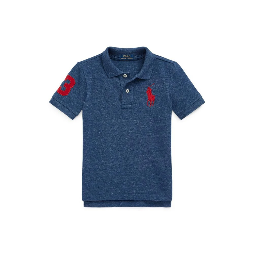 商品Ralph Lauren|Little Boys Big Pony Mesh Polo Shirt,价格¥93,第1张图片