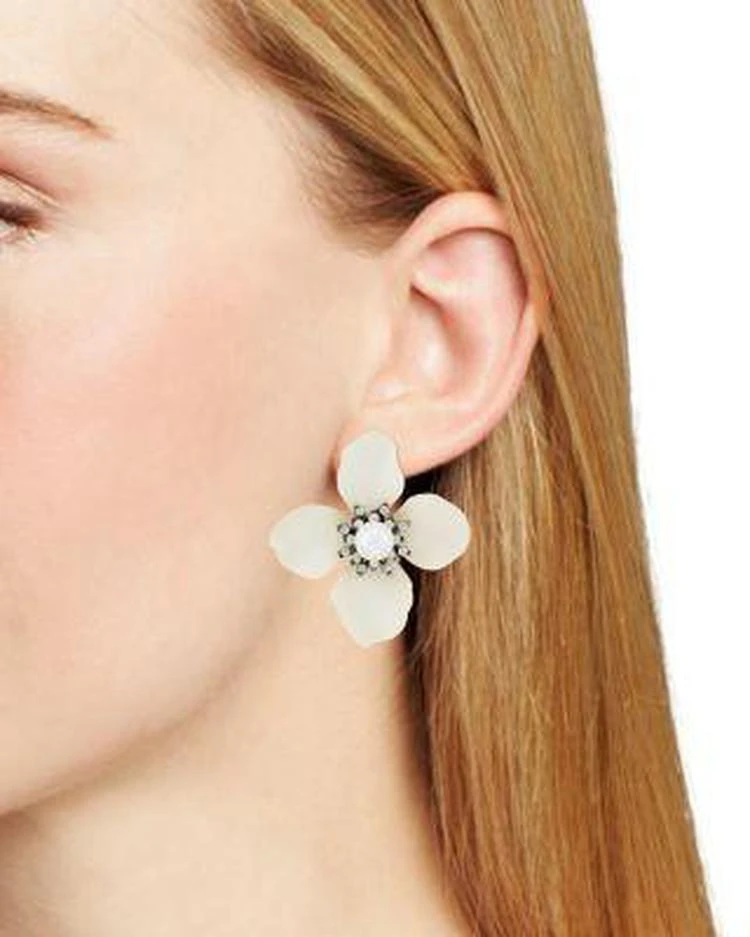 商品AQUA|Flower Petal Earrings - 100% Exclusive,价格¥126,第2张图片详细描述