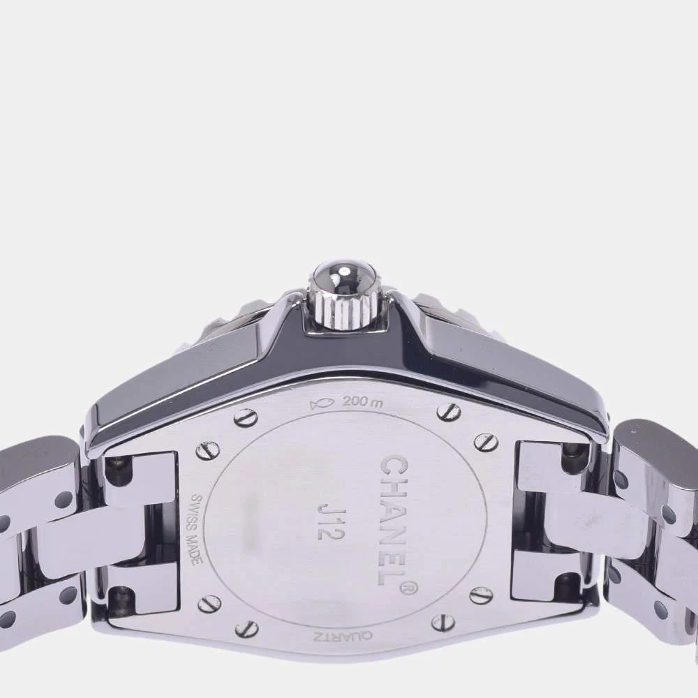 商品[二手商品] Chanel|Chanel Grey Stainless Steel And Ceramic J12 H2978 Quartz Women's Wristwatch 33 mm,价格¥21065,第3张图片详细描述