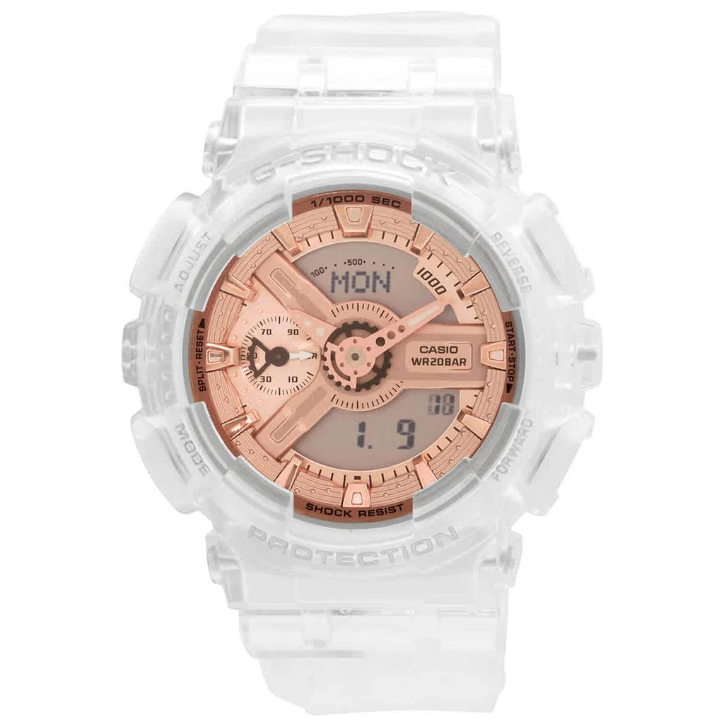 商品Casio|G-Shock Perpetual Alarm World Time Quartz Analog-Digital Ladies Watch GMA-S110SR-7A,价格¥631,第1张图片