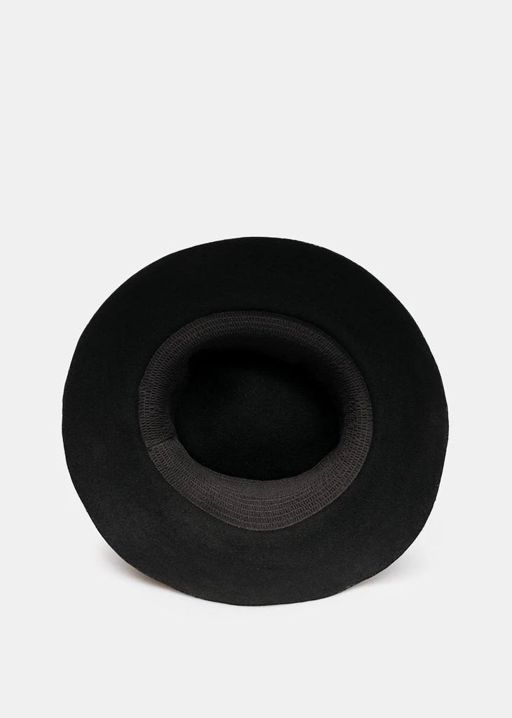 商品HORISAKI DESIGN X HANDEL|Horisaki Design & Handel Black Rabbit Fur Felt Telescope Hat,价格¥2001,第5张图片详细描述