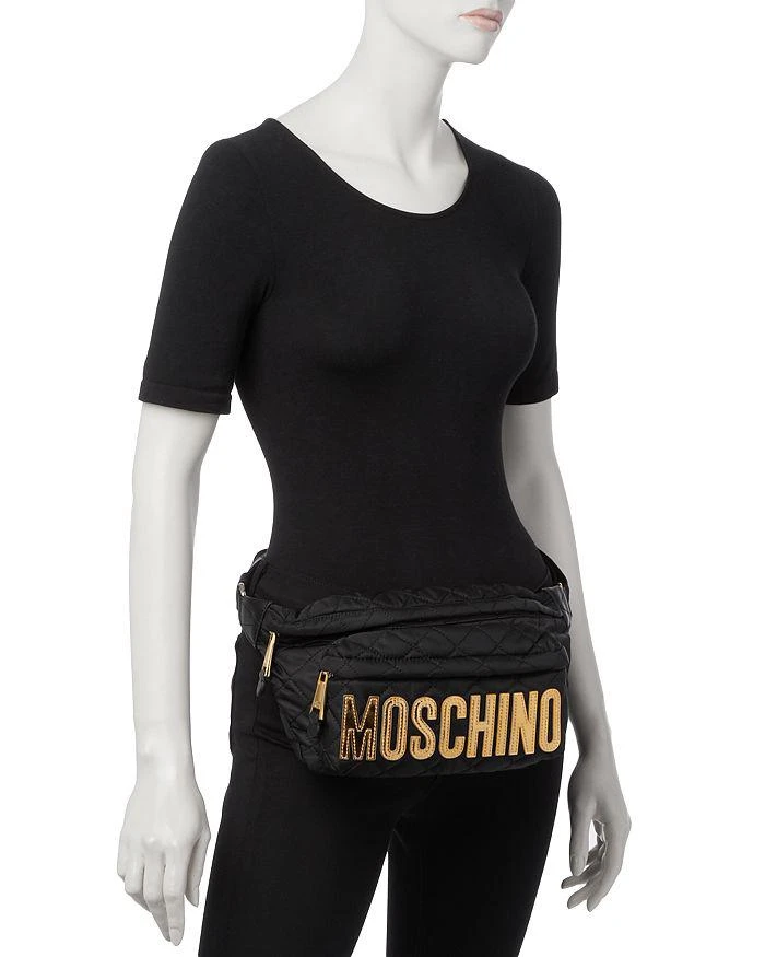 商品Moschino|Quilted Nylon Belt Bag,价格¥4815,第2张图片详细描述