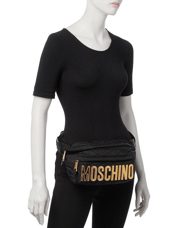 商品Moschino|Quilted Nylon Belt Bag,价格¥4683,第4张图片详细描述