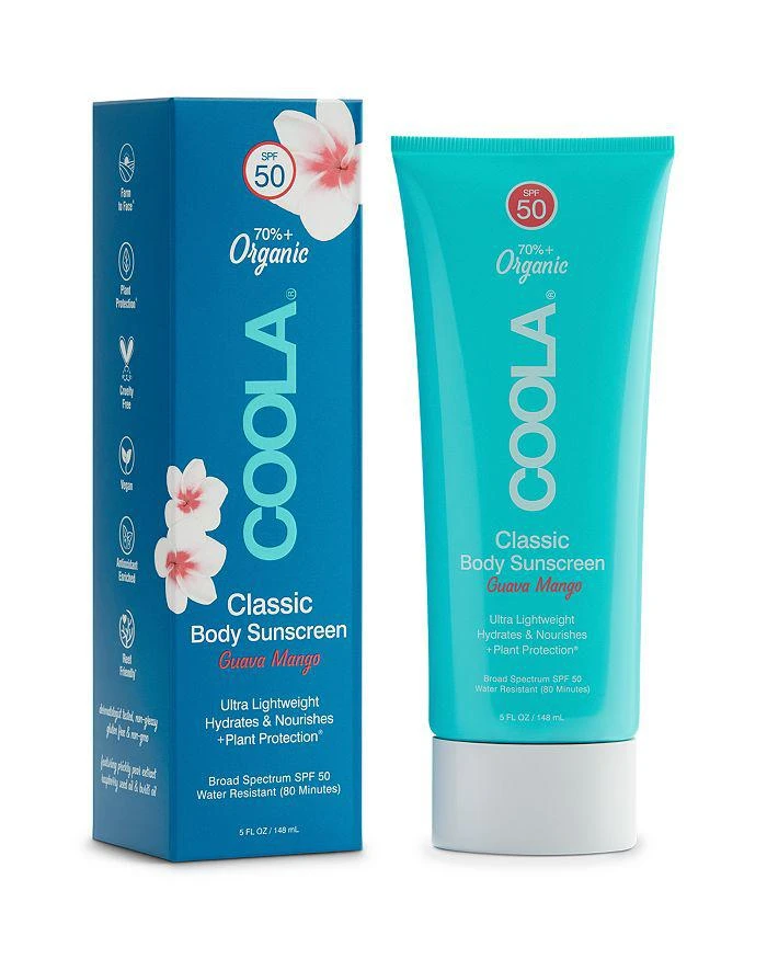 商品Coola|Classic Body Sunscreen SPF 50 - Guava Mango,价格¥208,第1张图片