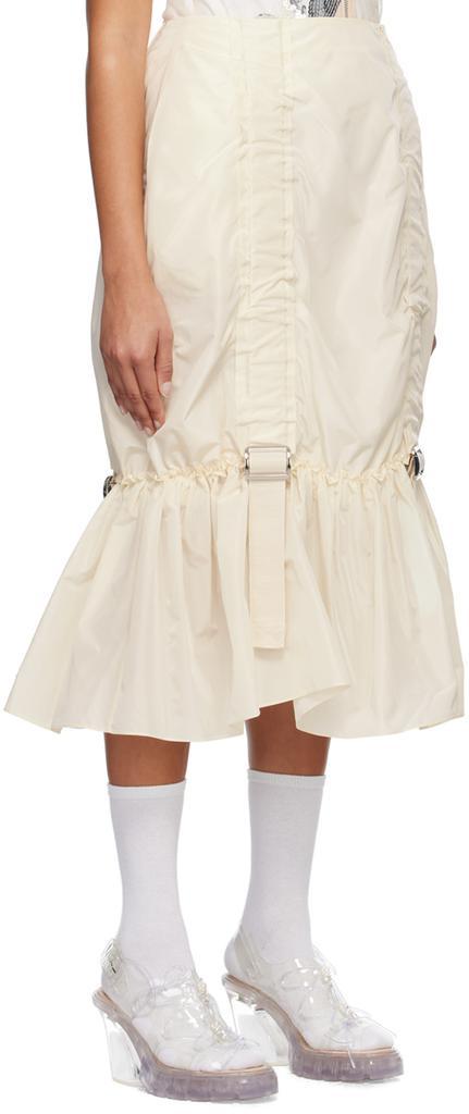商品Simone Rocha|Off-White Adjustable Midi Skirt,价格¥4977,第4张图片详细描述