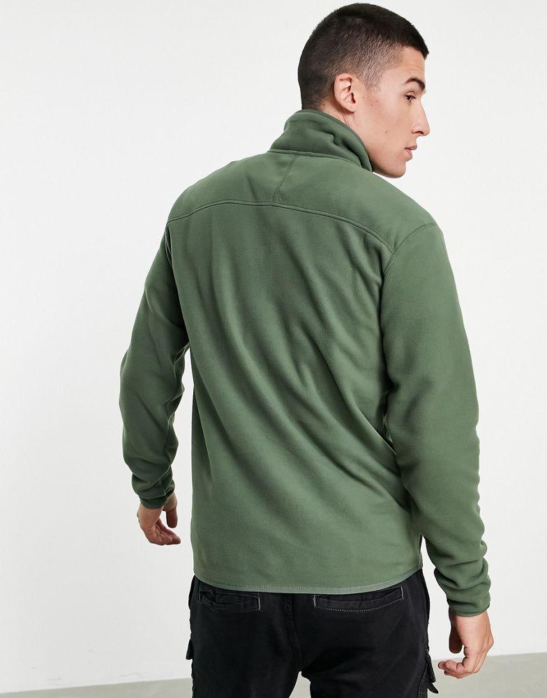 商品The North Face|The North Face 100 Glacier 1/4 zip fleece in khaki,价格¥407,第4张图片详细描述