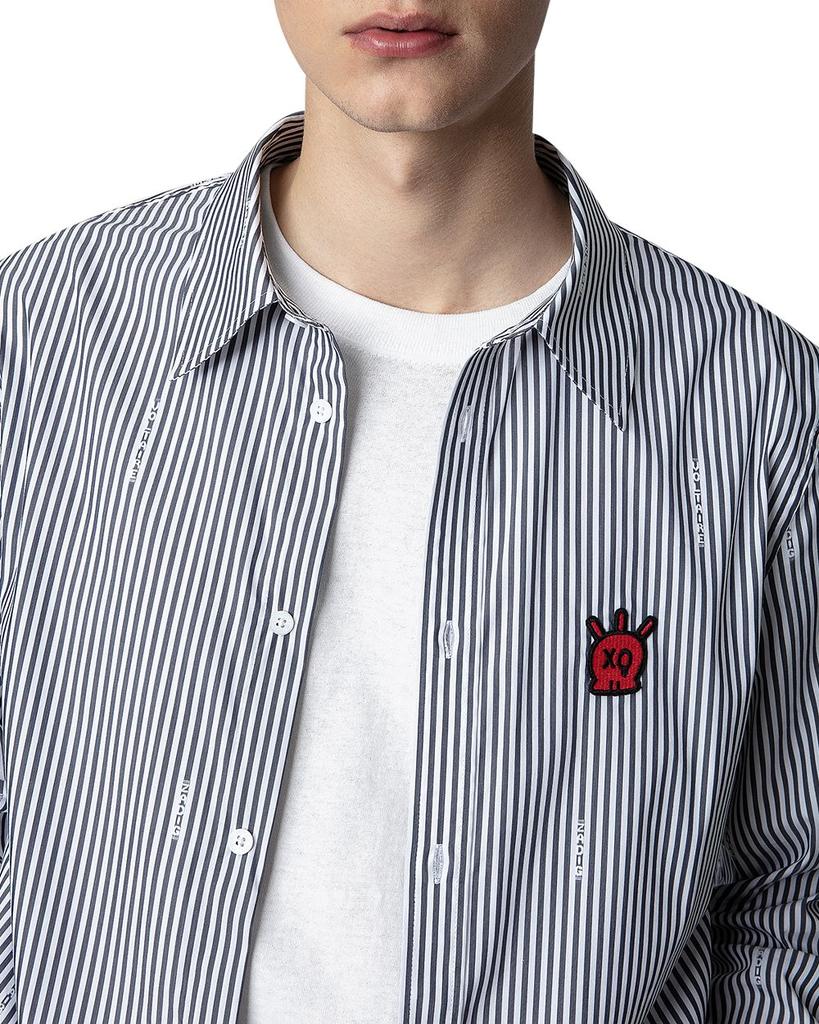 Stan Striped Skull Shirt商品第4张图片规格展示