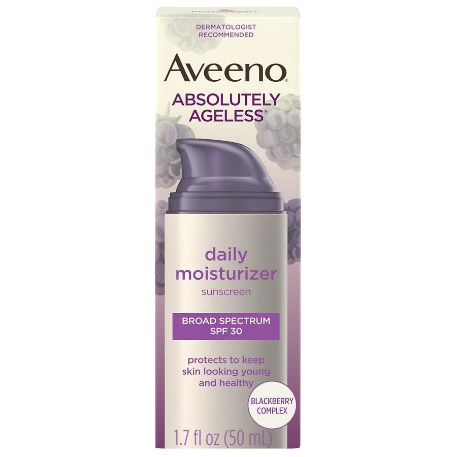 商品Aveeno|Absolutely Ageless Antioxidant Moisturizer, SPF 30 Blackberry,价格¥187,第1张图片