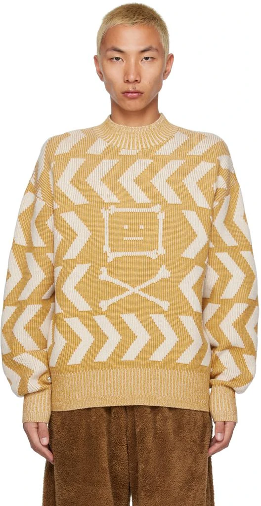商品Acne Studios|Yellow Crewneck Sweater,价格¥1230,第1张图片