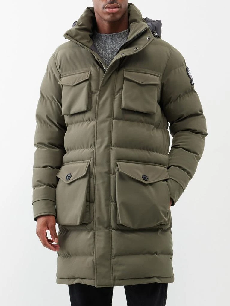 商品Sandbanks|Branksome quilted shell long coat,价格¥2823,第1张图片