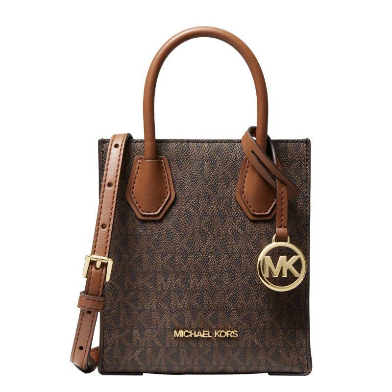 商品Michael Kors|美国直邮MK MICHAEL KORS 女士迷你号MERCER手拎包斜挎包风琴包琴谱包手机包 小方包 35T1GM9C0I,价格¥1872,第1张图片