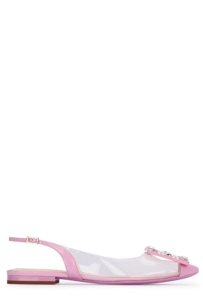 Roger Vivier Gommettine Buckled Slingback Ballerinas商品第1张图片规格展示