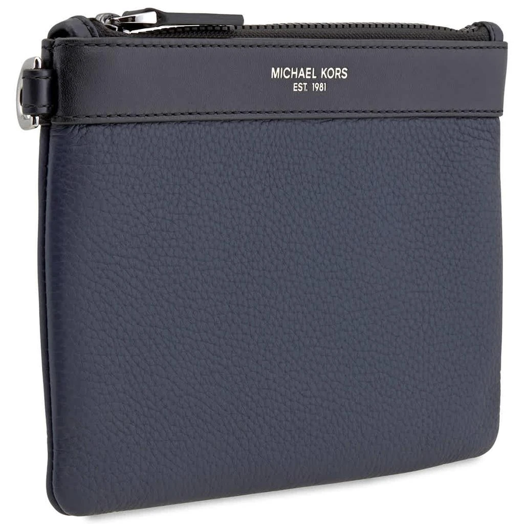 商品Michael Kors|Men's Blue Leather Small Travel Pouch,价格¥659,第3张图片详细描述