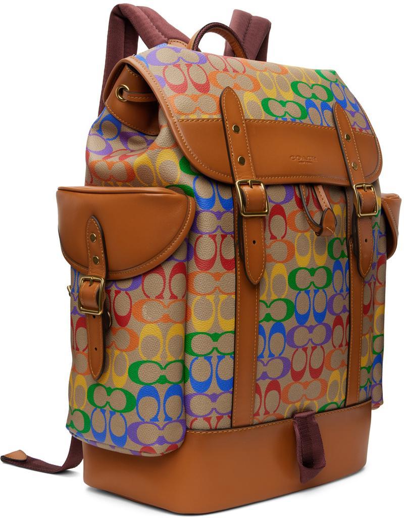 商品Coach|Brown Hitch Backpack,价格¥5163,第4张图片详细描述