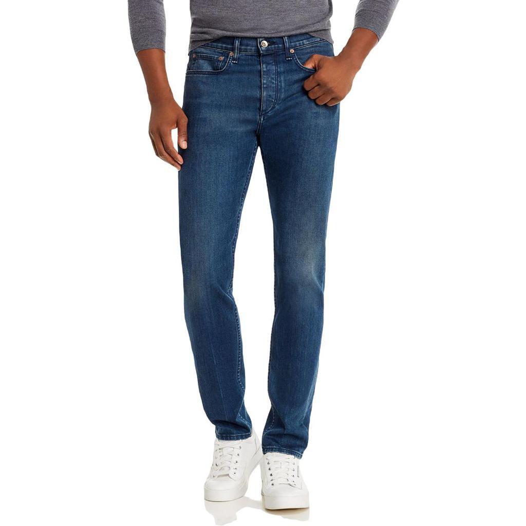 商品Rag & Bone|Rag & Bone Mens Fit 2 Mid-Rise Slim Fit Straight Leg Jeans,价格¥246-¥410,第1张图片