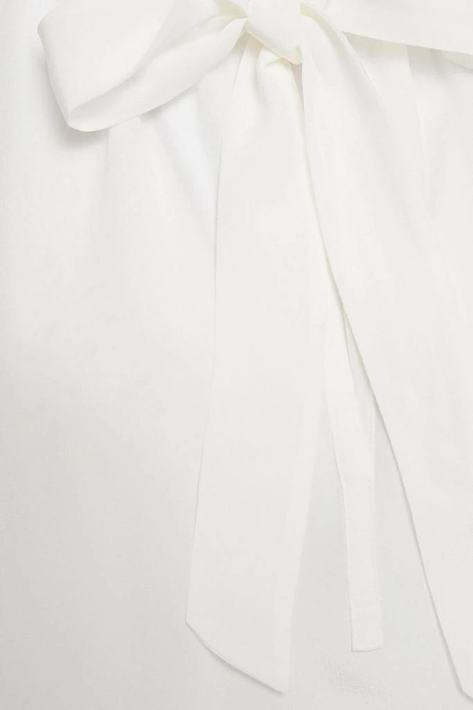 商品Maje|Pussy-bow silk crepe de chine blouse,价格¥633,第2张图片详细描述