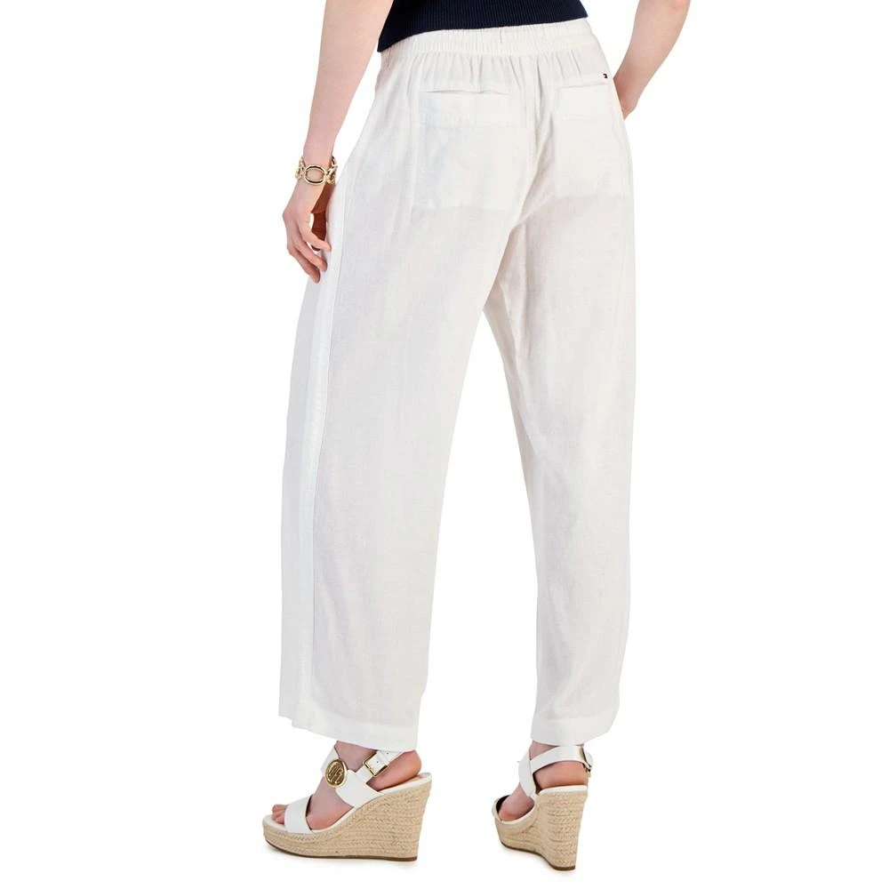 商品Tommy Hilfiger|Women's Drawstring-Waist Straight-Leg Pants,价格¥472,第2张图片详细描述