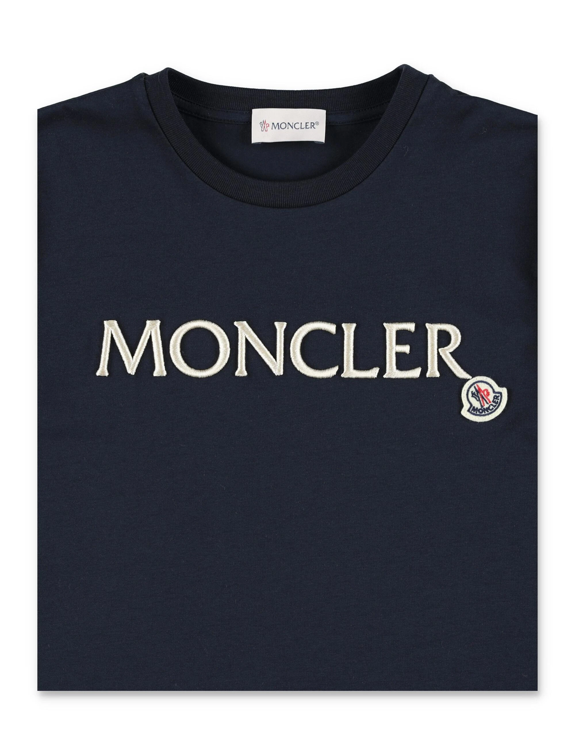 商品Moncler|Moncler 女童T恤 8C0001389AT9778 深蓝色,价格¥1283,第4张图片详细描述