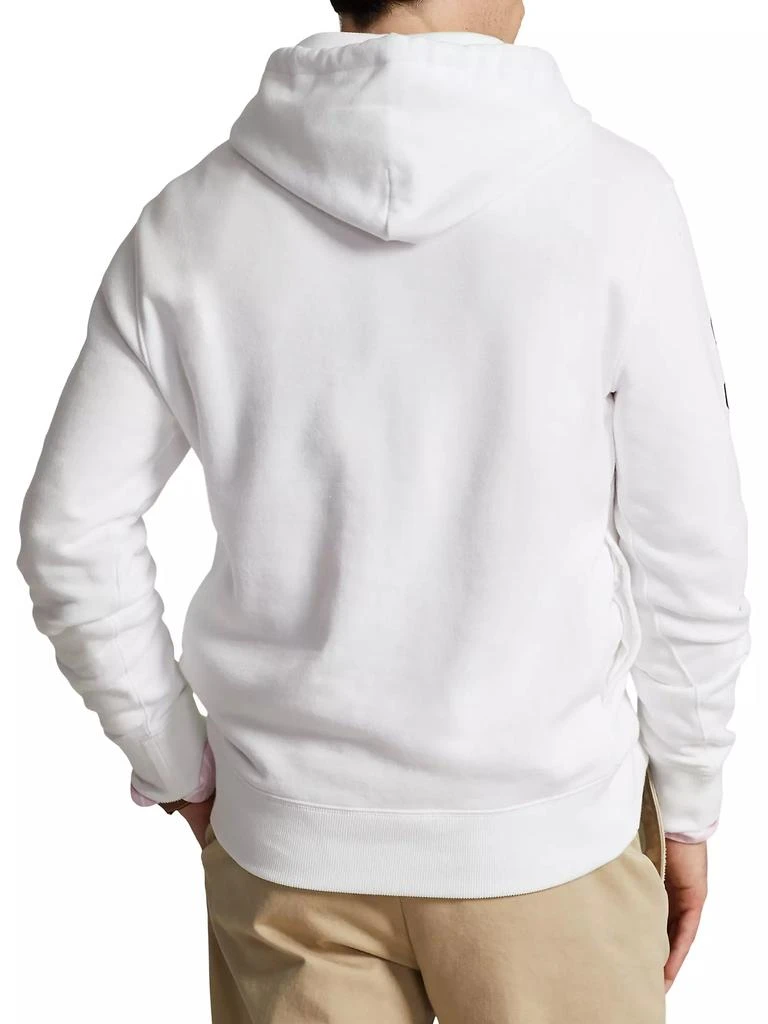 商品Ralph Lauren|Logo Patch Cotton-Blend Hoodie,价格¥741,第4张图片详细描述