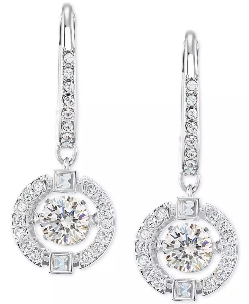 商品Swarovski|银色水晶吊式耳环,价格¥1109,第1张图片