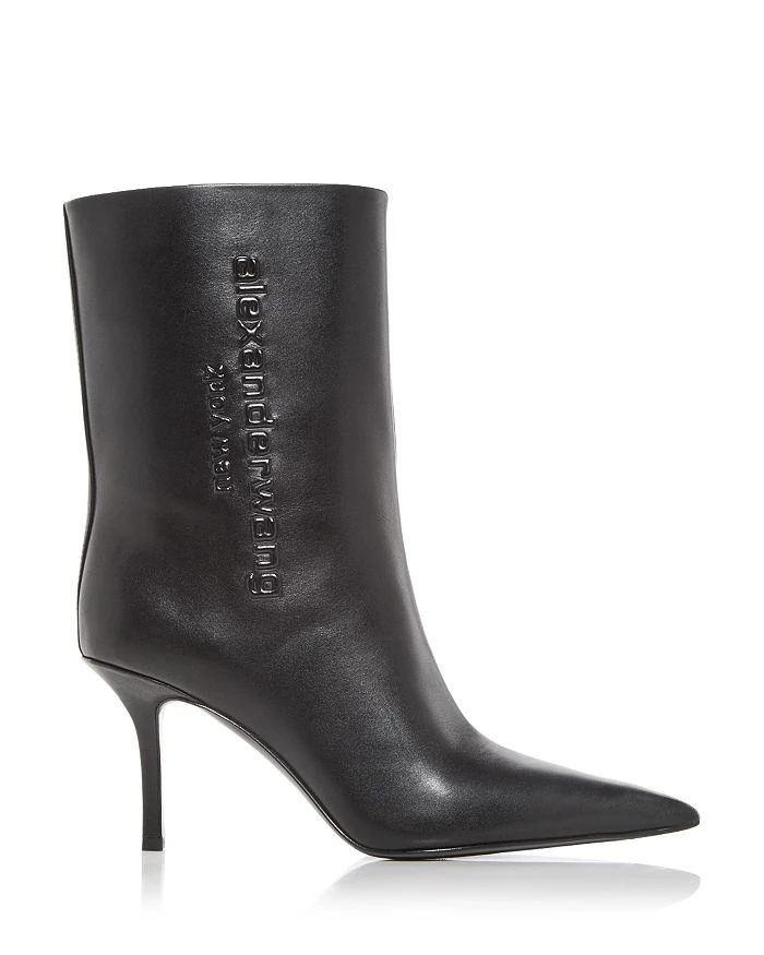 商品Alexander Wang|Women's Delphine Pointed Toe High Heel Booties,价格¥1874,第2张图片详细描述