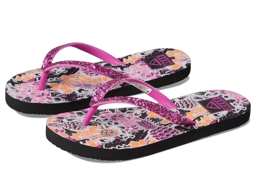 商品Reef|Reef Kids Stargazer Prints Flip Flops (Little Kid/Big Kid),价格¥148,第1张图片