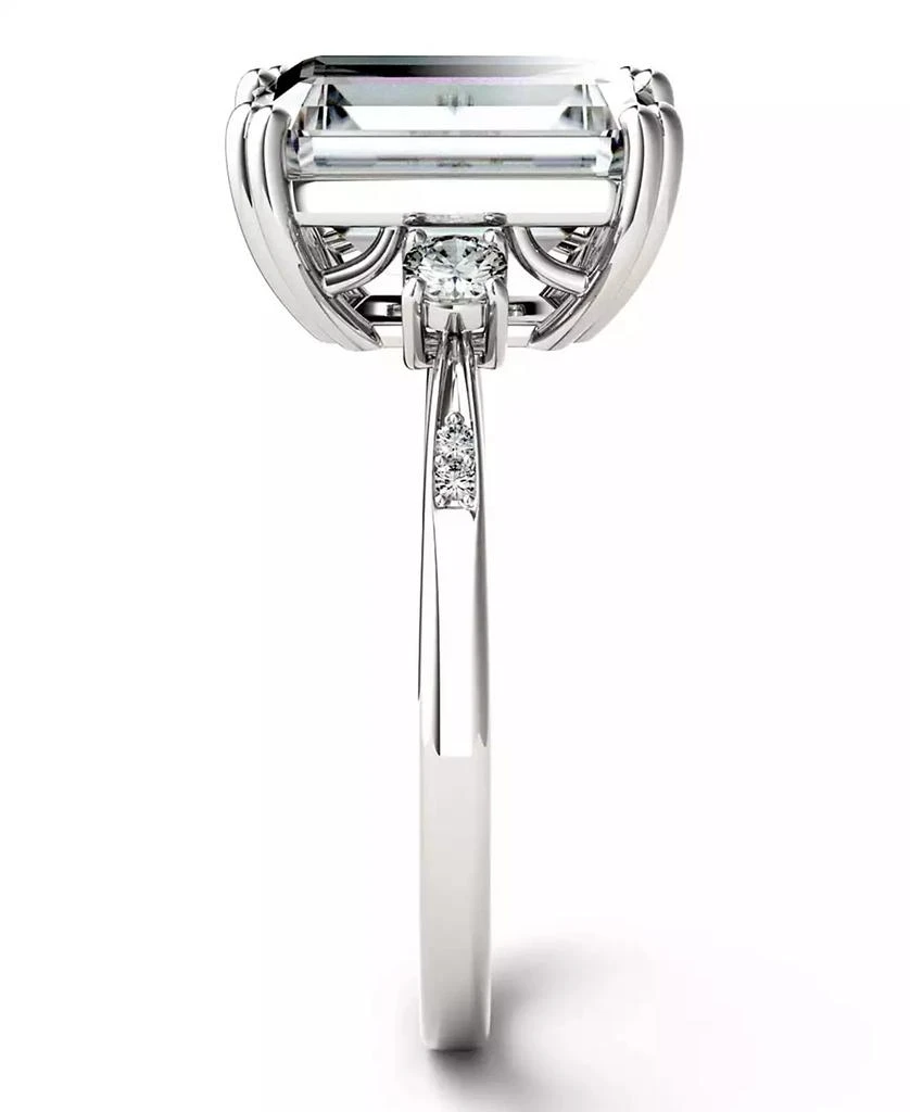 商品Charles & Colvard|Moissanite Emerald Engagement Ring (3-3/4 ct. tw.) in 14k White Gold,价格¥12574,第5张图片详细描述