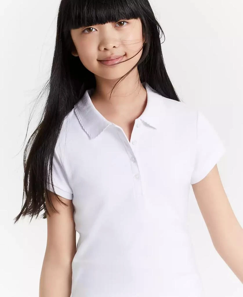 商品Nautica|Big Girls Uniform Short Sleeve Polo Shirt,价格¥180,第2张图片详细描述
