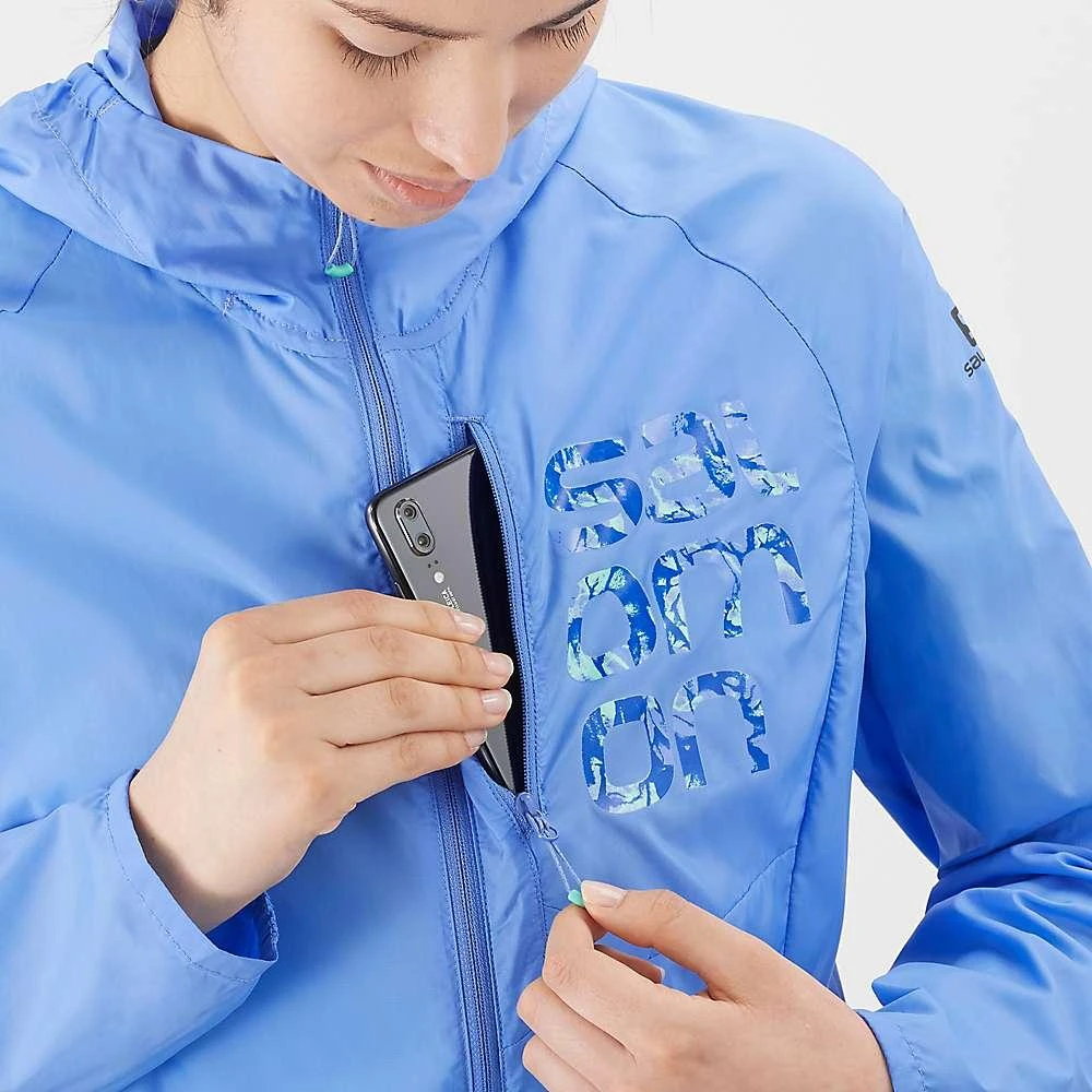 商品Salomon|Salomon Women's Bonatti Cross Full Zip Hoodie,价格¥443,第4张图片详细描述