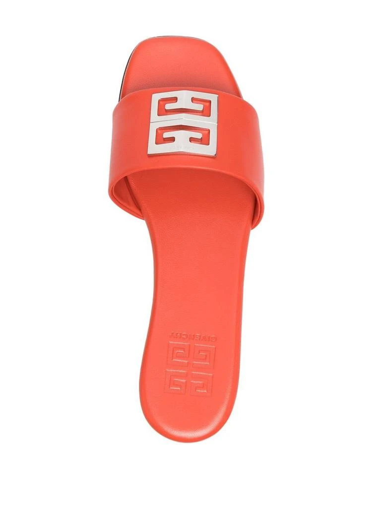 商品Givenchy|GIVENCHY - 4g Leather Flat Sandals,价格¥2249,第2张图片详细描述