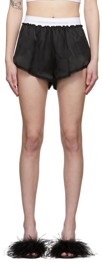 商品Alexander Wang|Black Negligee Shorts,价格¥1949,第1张图片