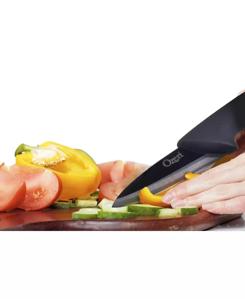 商品Ozeri|Elite Chef 3-Piece Black Ceramic Knife Set,价格¥350,第5张图片详细描述