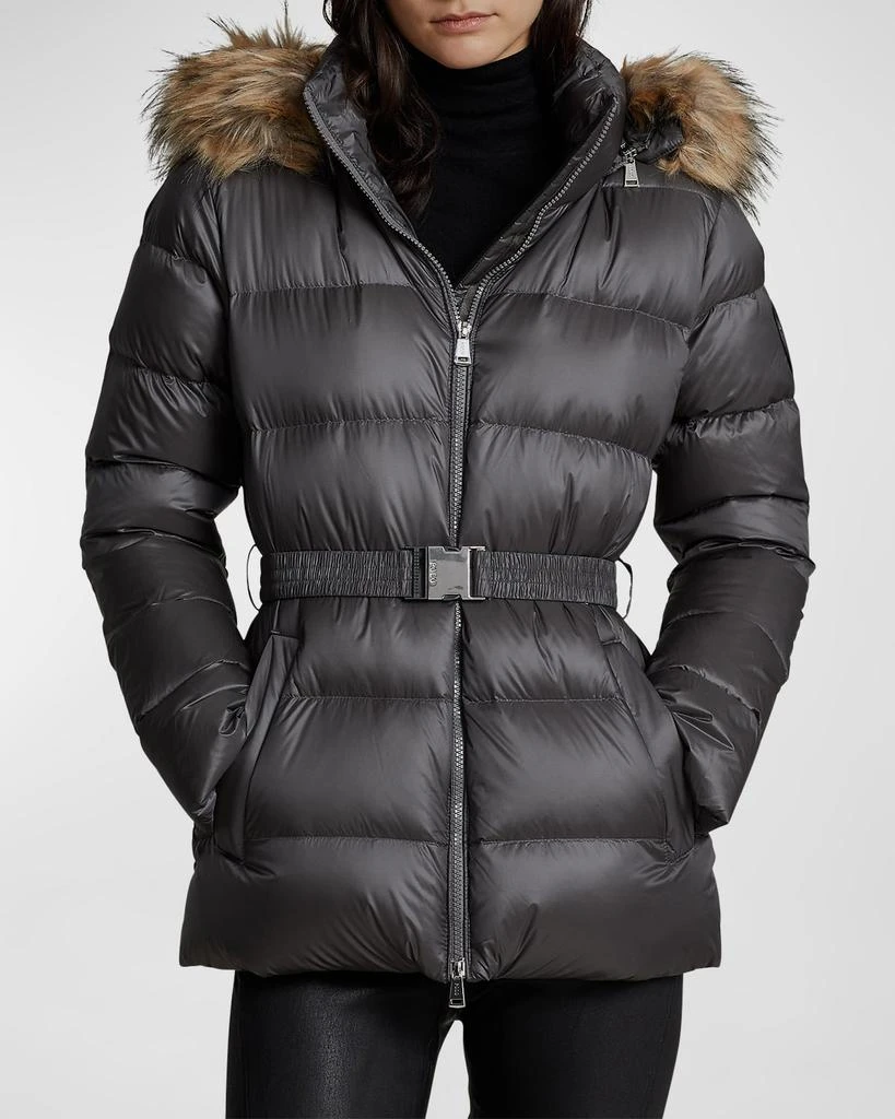 商品Ralph Lauren|Taffeta Belted Down Jacket,价格¥2288,第1张图片