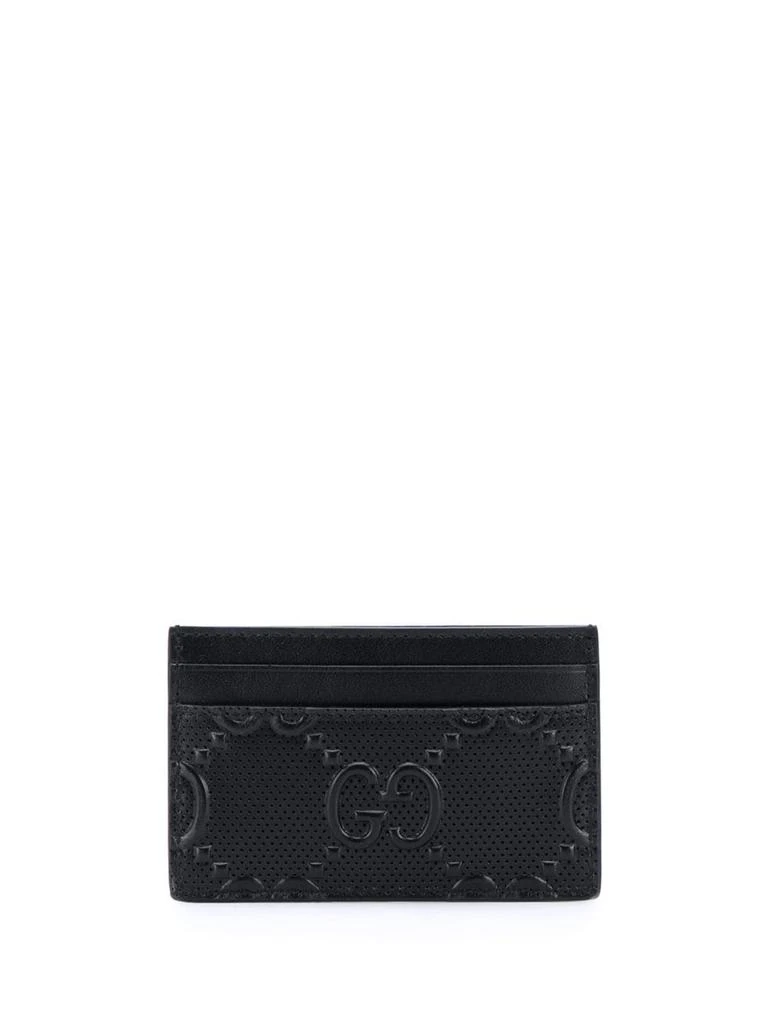 商品Gucci|GUCCI - Gg Embossed Leather Card Case,价格¥2481,第2张图片详细描述