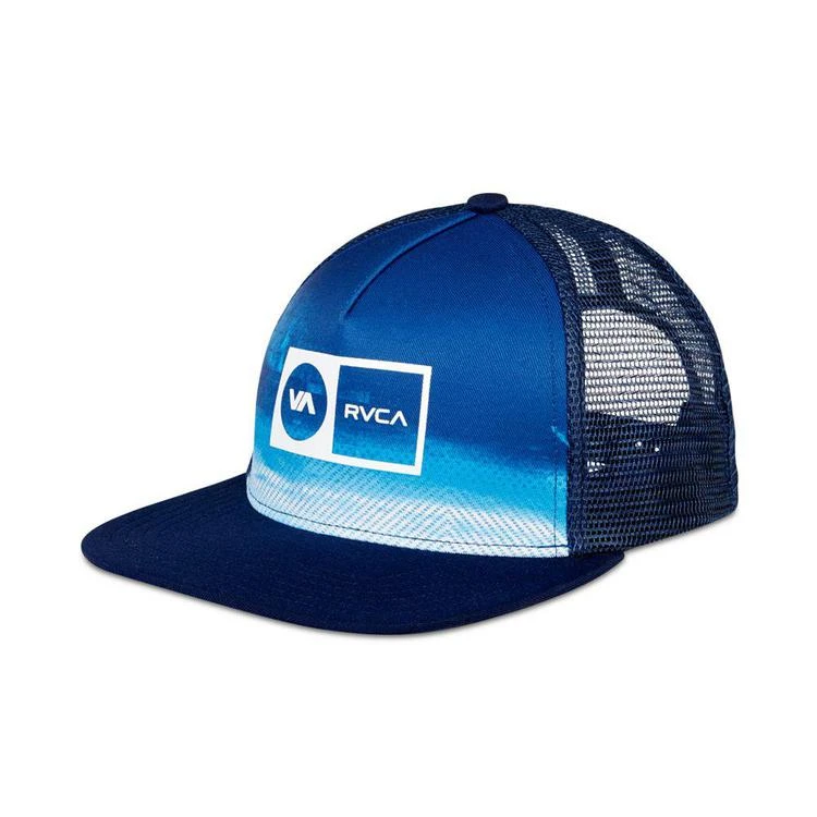 商品RVCA|Men's Electro Ombré Graphic-Print Logo Trucker Hat,价格¥127,第2张图片详细描述