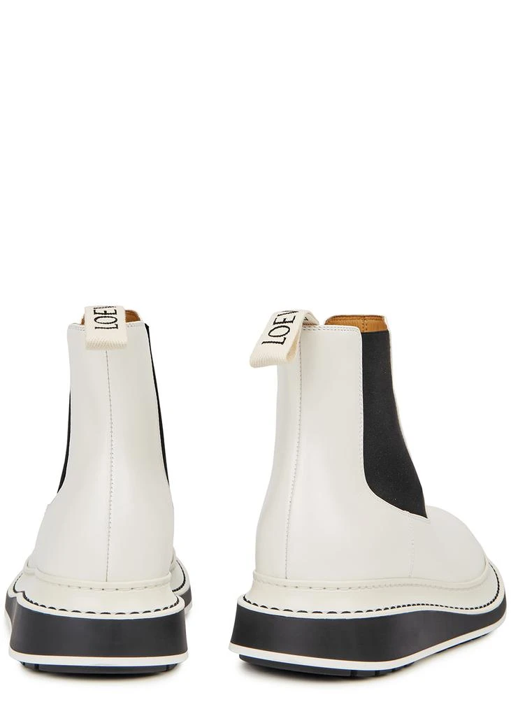 商品Loewe|White leather Chelsea boots,价格¥4323,第3张图片详细描述