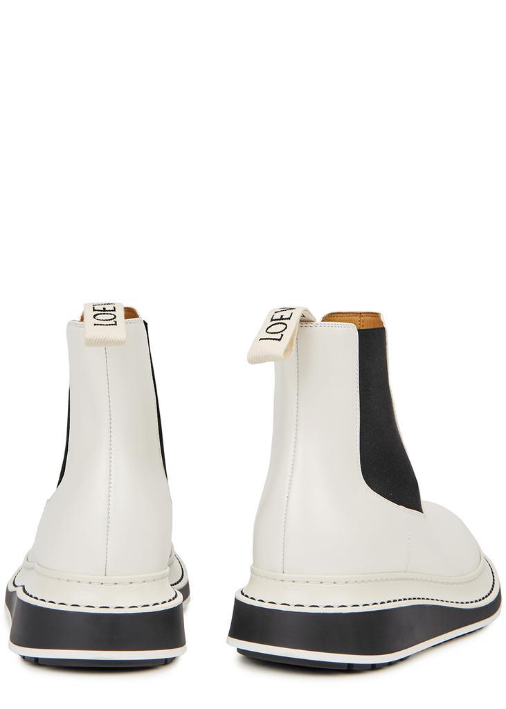 商品Loewe|White leather Chelsea boots,价格¥5995,第5张图片详细描述